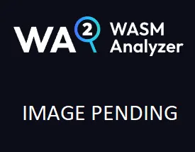 The Open Package Registry button on the WASM Analyzer start page